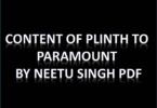 Content Of Plinth To Paramount By Neetu Singh PDF