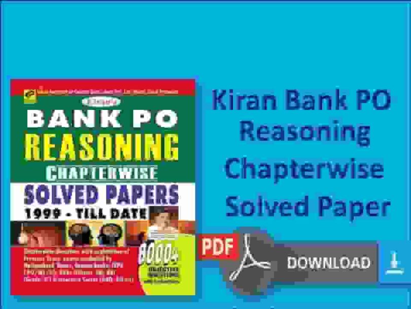 Kiran Bank PO Reasoning