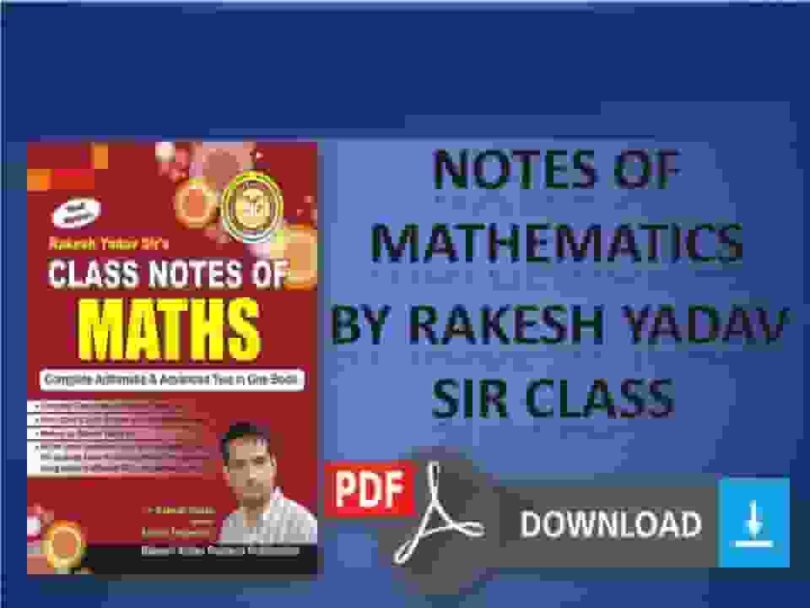 Mathematics Rakesh Yadav Sir