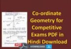 Coordinate Geometry Hindi PDF