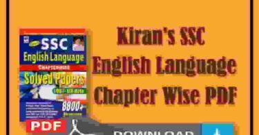 Kiran SSC English Language