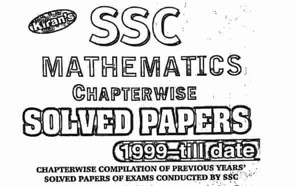 Kiran SSC Mathematics 71000+ chapter wise solved paper Download