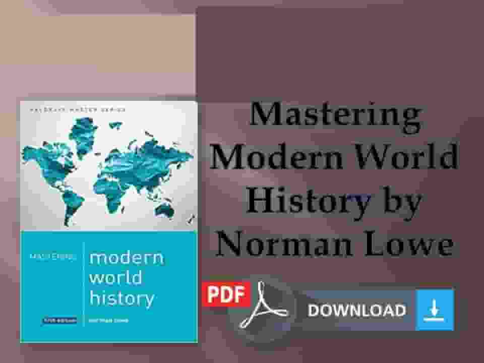 Mastering Modern World History