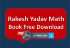 Rakesh Yadav Math Book Free Download