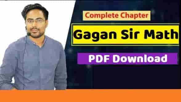 Gagan Pratap Math Class Notes