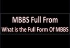 MBBS Full From