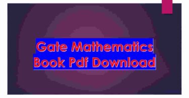 Gate Mathematics Book Pdf Download