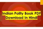 Indian Polity Book PDF Download In Hindi