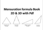 Mensuration formula Book 2D & 3D with Pdf