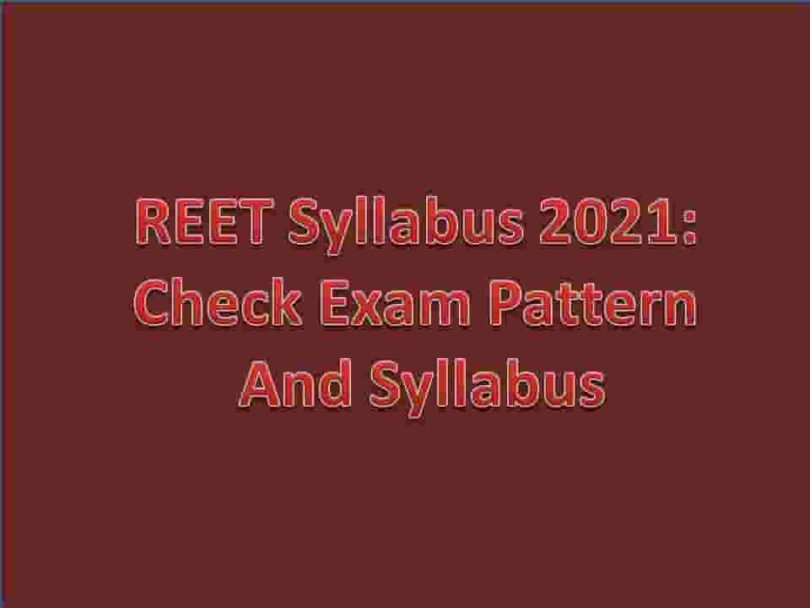 REET Syllabus 2021