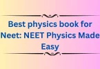 best physics book for neet